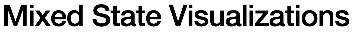 Mixed State Visualizations